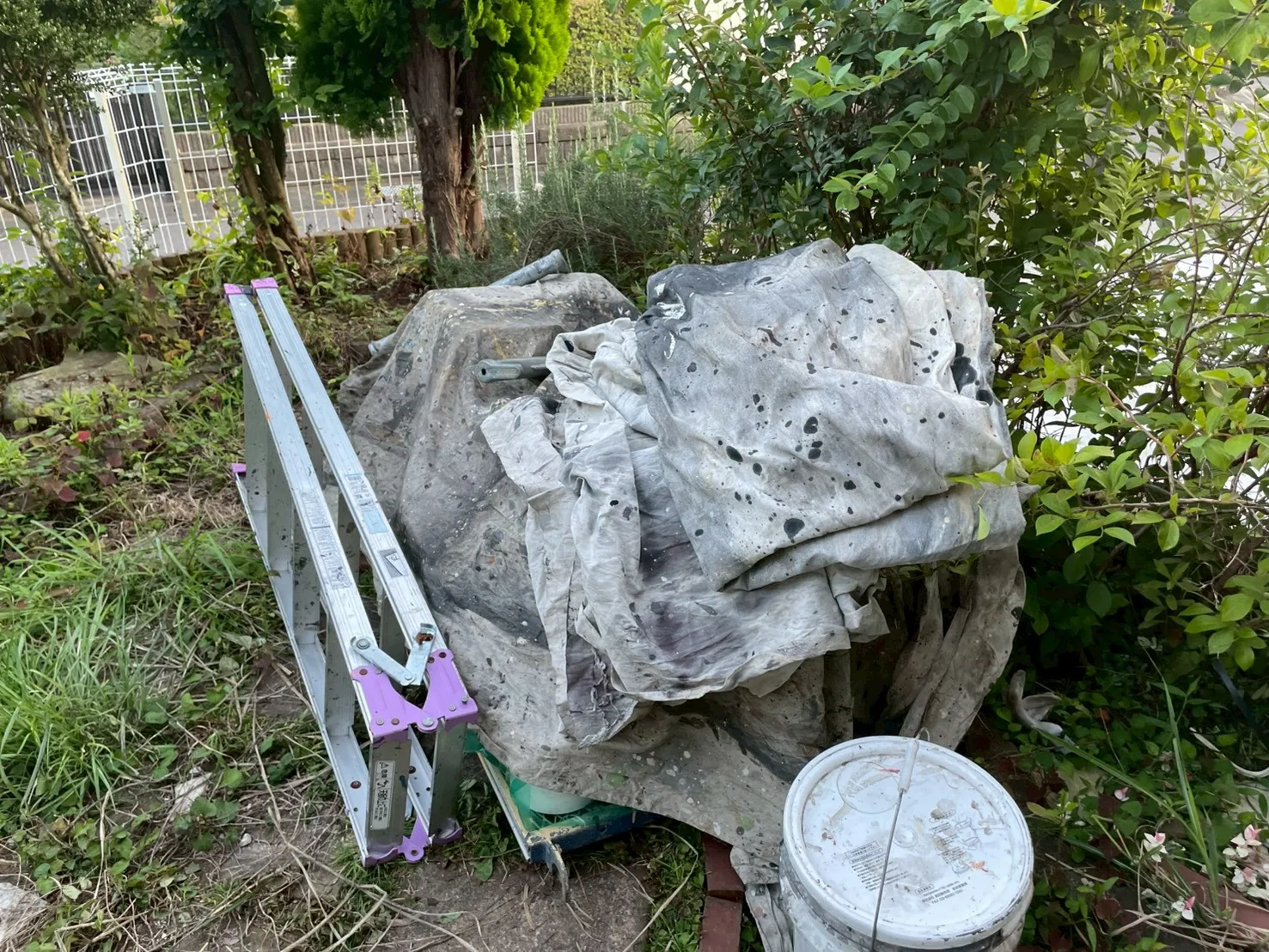 片付け、作業終了
